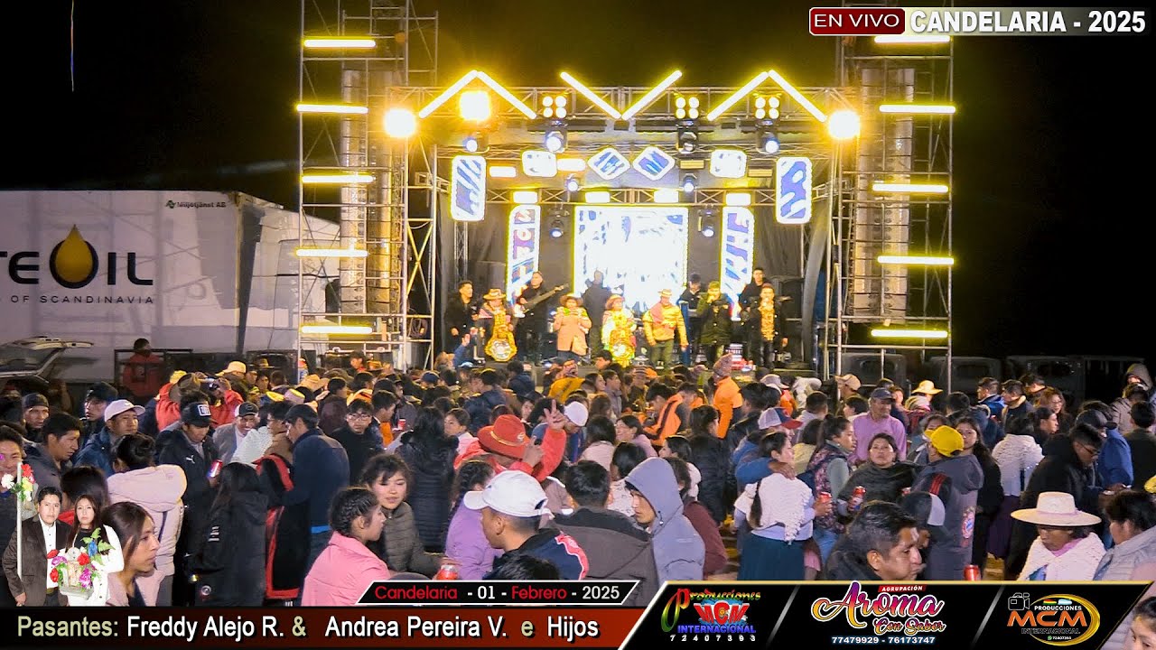 Agrupacion AROMA  CON SABOR ( EN VIVO CANDELARIA 2025) MCM Producciones