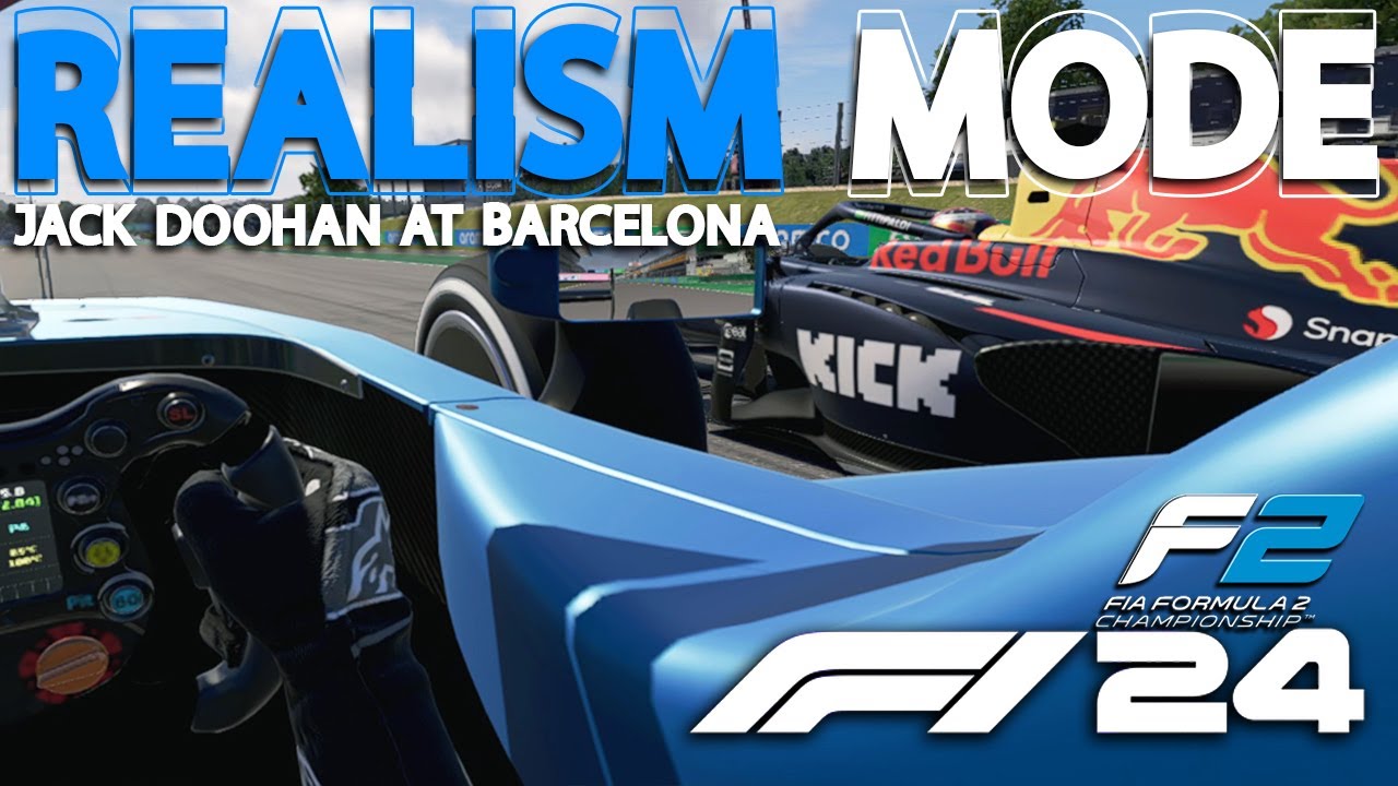 F1 24 [F2] REALISM MODE | Jack Doohan at Barcelona | VR + 100% Race
