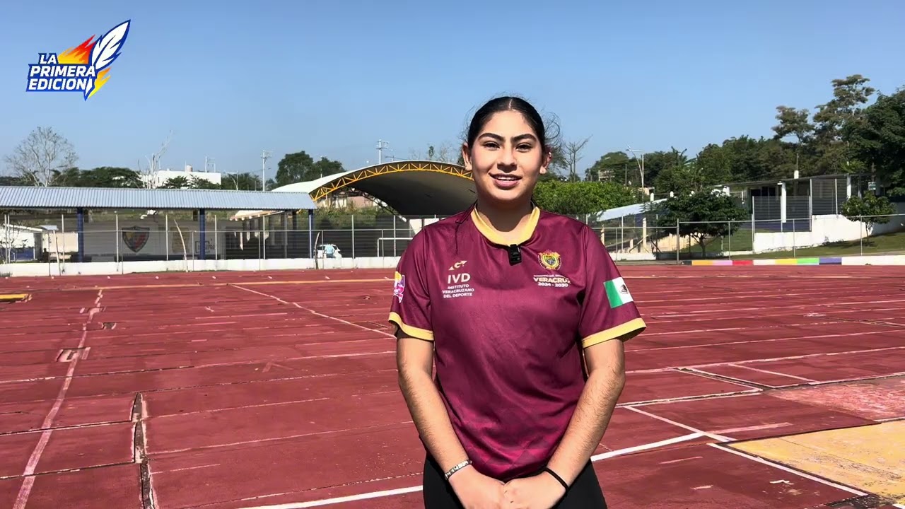 Entrevista con Valeria Arias Martínez, atleta de Acayucan. Lanza jabalina. Nos cuenta su historia 