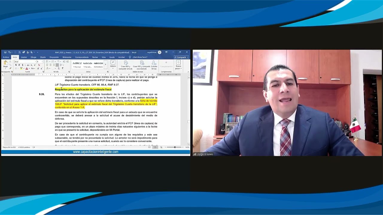 VIDEO RESUMEN Est&iacute;mulos Fiscales 2025