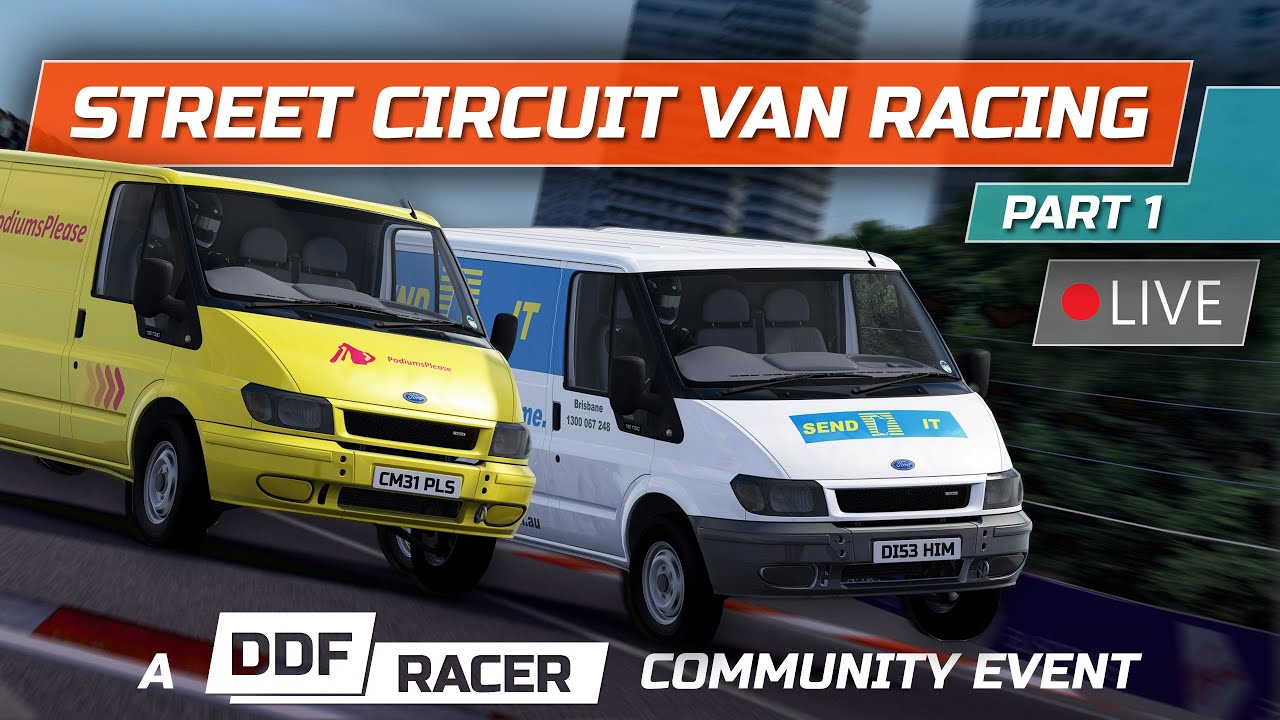 Just Send It! A DDF Racer Community Event - RACE 1 (Ford Transit @ Surfers Paradise - Assetto Corsa)