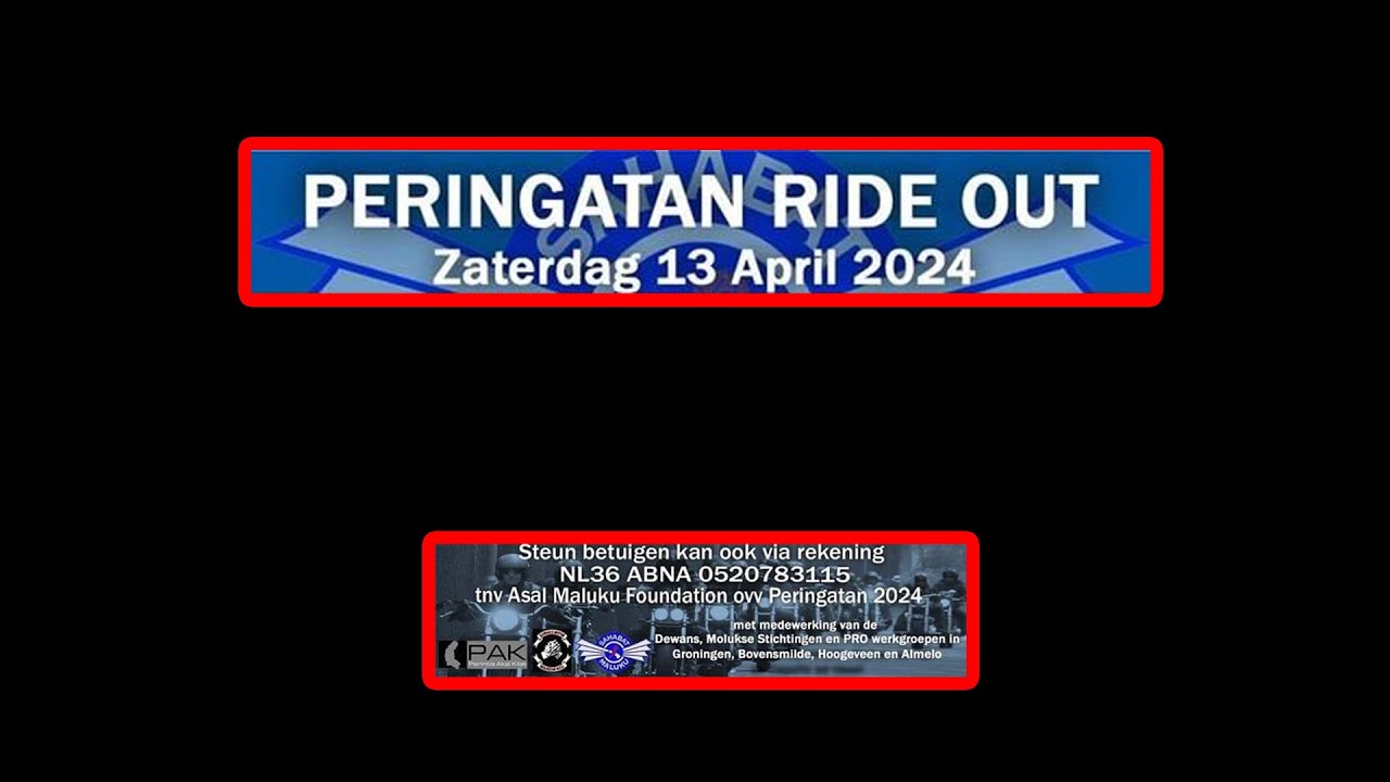 Peringatan Ride Out Groningen 2024