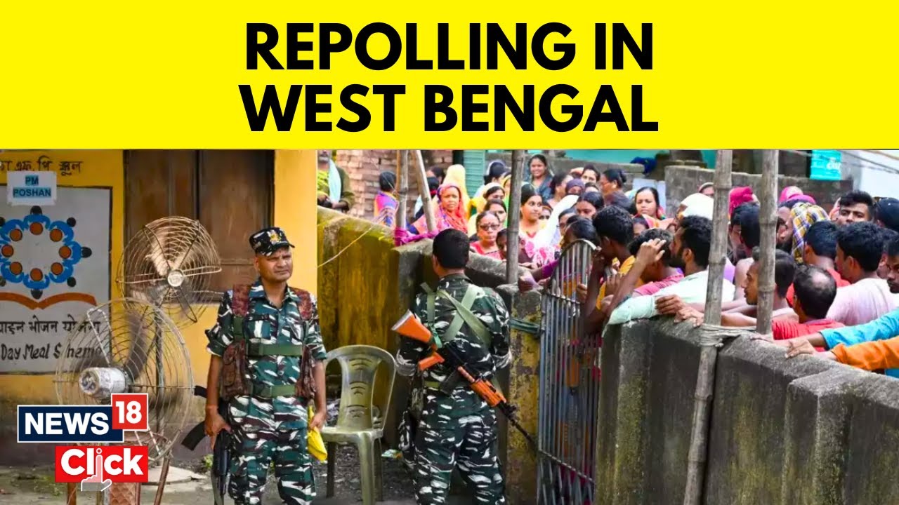Repolling At 697 Booths In West Bengal | BJP Forms Fact-Finding Committee To Probe Violence | News18