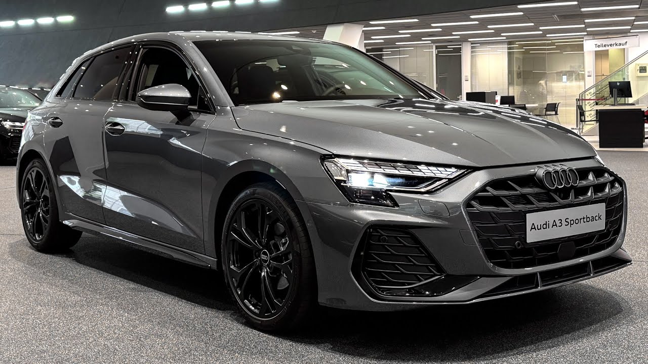 2025 Audi A3 Sportback S line - Interior and Exterior Details