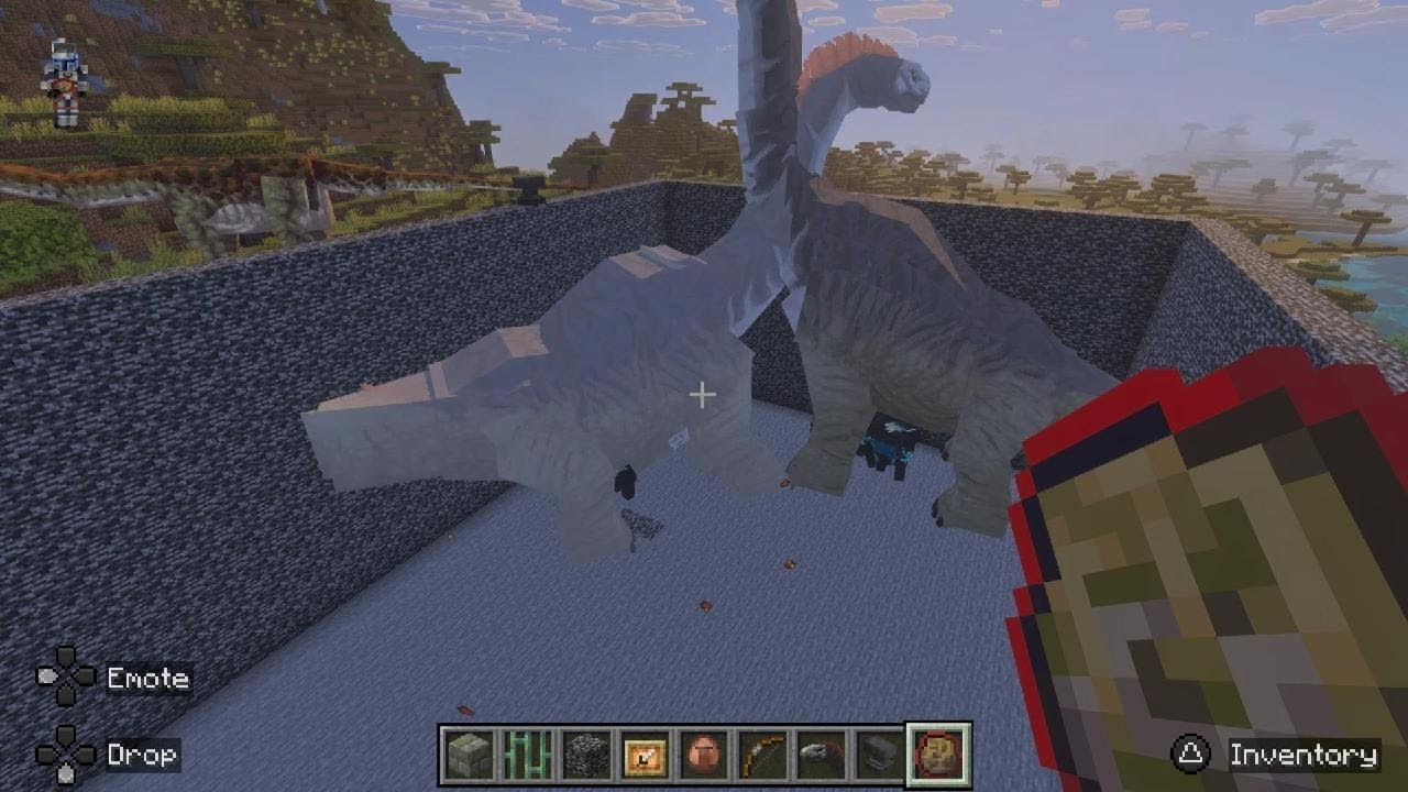 Minecraft Dinosaurs.Versus Wardens.