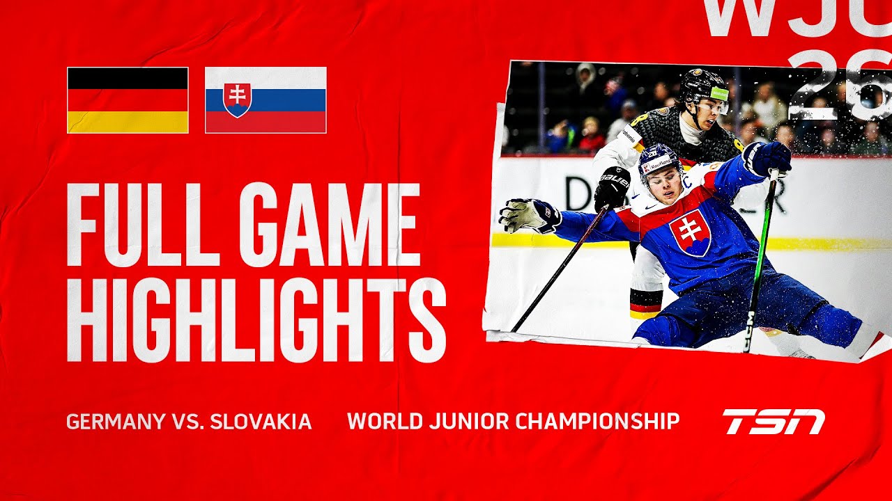 Germany vs. Slovakia FULL HIGHLIGHTS | 2026 World Junior Championship