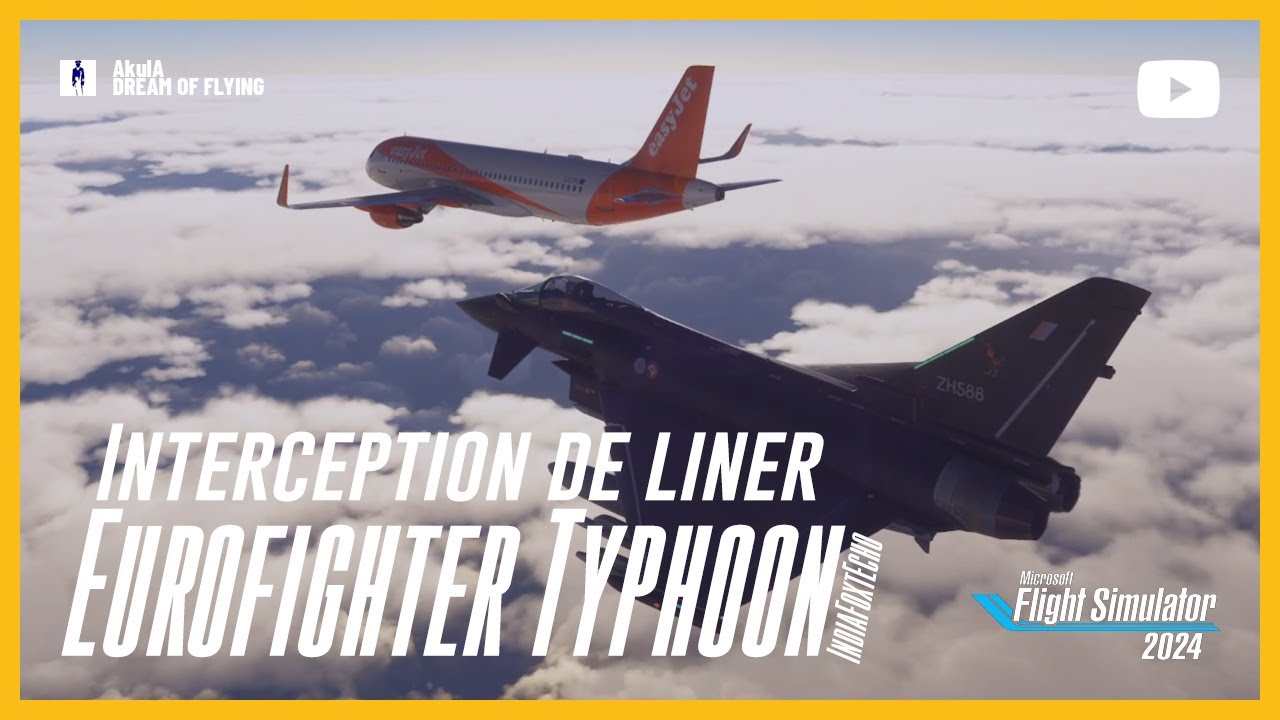 Interception d'un liner en Eurofighter Typhoon d'IndiaFoxtEcho sur FS 2024