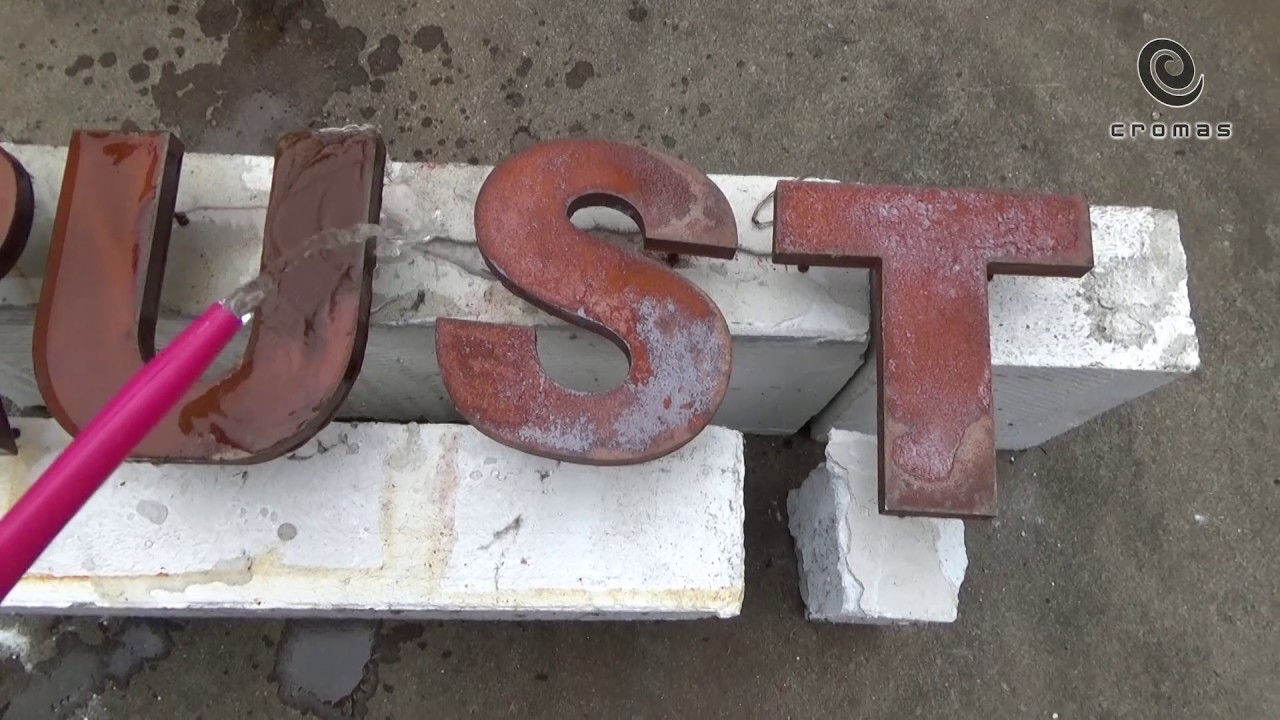 Rusty Paint - Application on wood - True Rust Effect