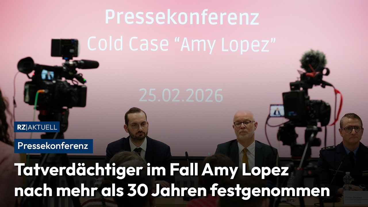 Pressekonferenz: Details zur Festnahme im Fall Amy Lopez
