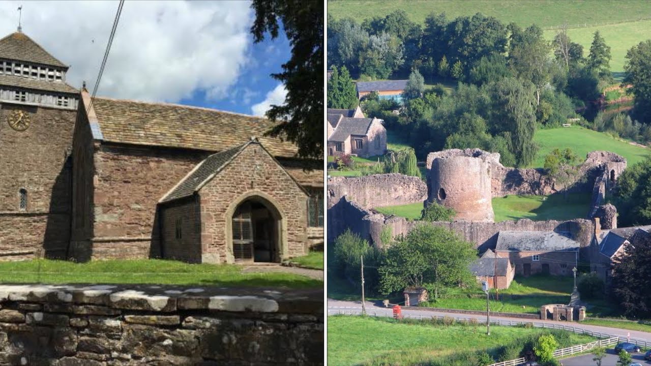 St Bridget's Church & Skenfrith Castle Ruins