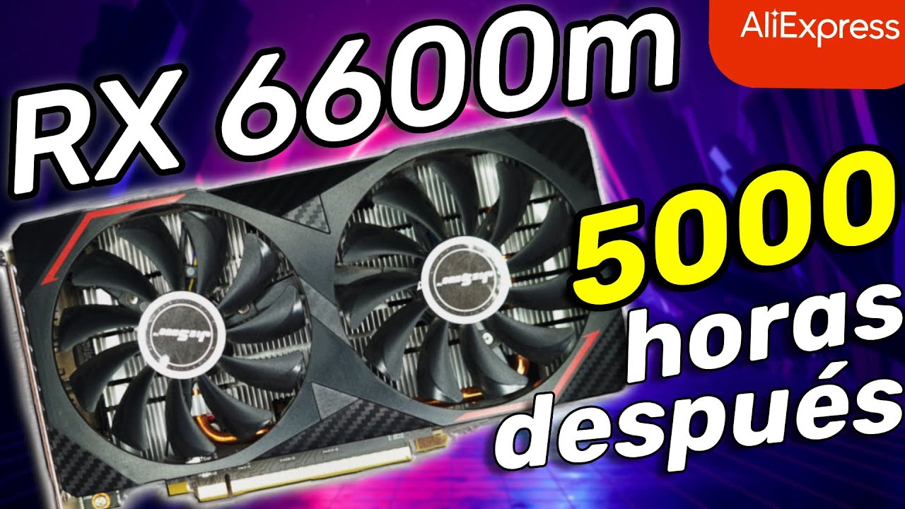 Ésta Rx6600m de AliExpress cuesta sólo150 usd y es tan buena que a AMD no le hizo gracia