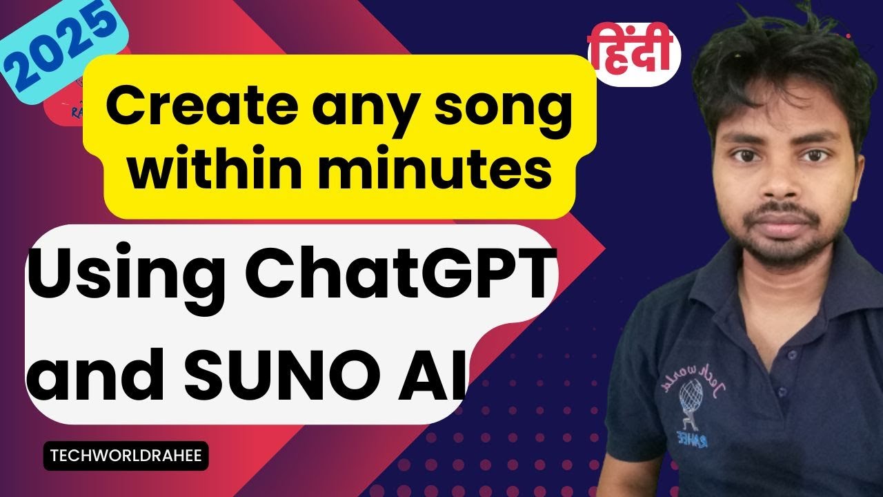 Create any song within minutes | Using ChatGPTand SUNO AI | Tech World Rahee
