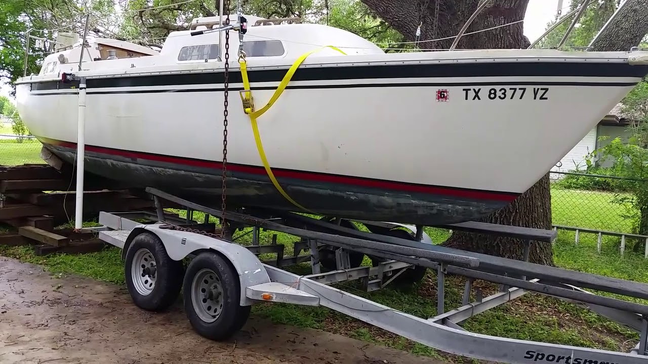 DIY Sailboat Swing Keel Removal and Repair parker dawson midship 26