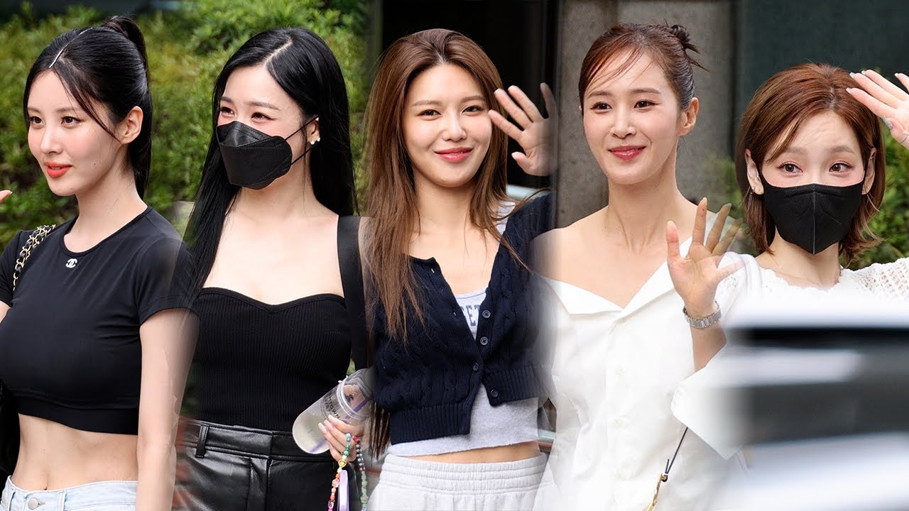 220819 SNSD (소녀시대) 뮤직뱅크 퇴근길 직캠 (소시의 팬사랑) | Music Bank • 비몽