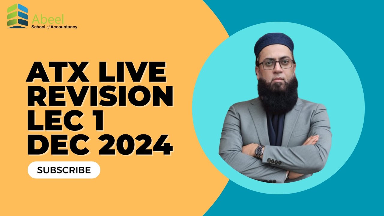 ACCA ATX 1st Live Revision | December 2024 | Finance Act 2023