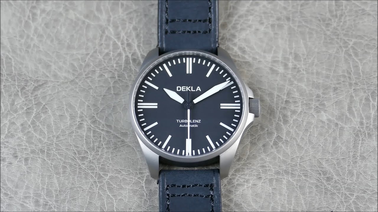 На запястье, экспромтом: DEKLA &ndash; Turbulenz 40mm v.3 6Steel, 200m WR, Modern Flieger, 1300Hv
