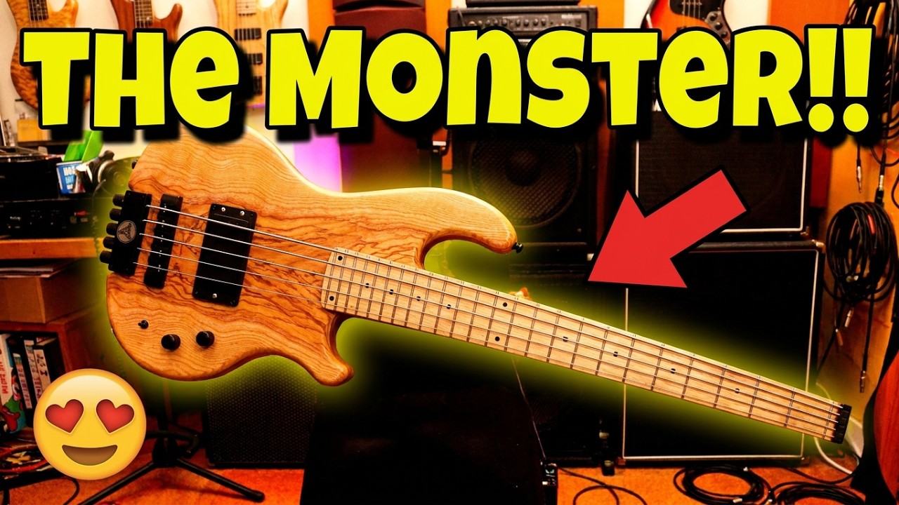 This Bass Is a MONSTER! | Hot Wire Inlaw 524 XXL Headless Review & Sound Test