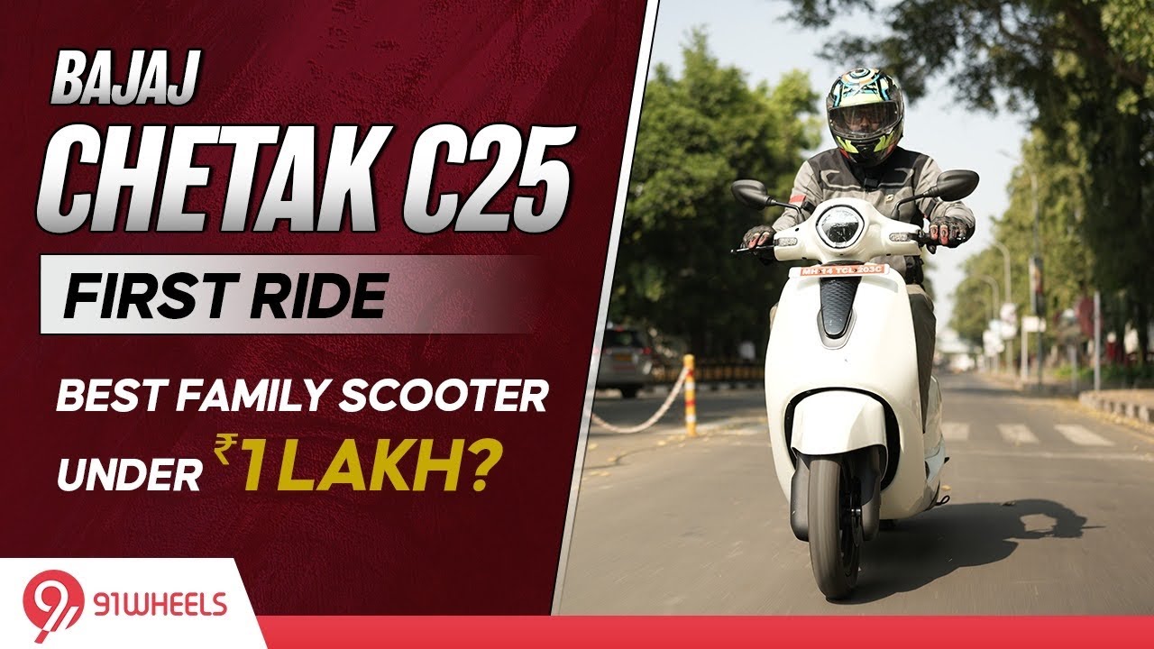 Обзор первого тест-драйва Bajaj Chetak C25 || Лучший семейный скутер до 1 лакха рупий?