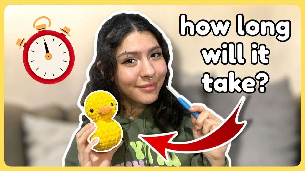 I Timed How Long It Took Me to Crochet a Duck