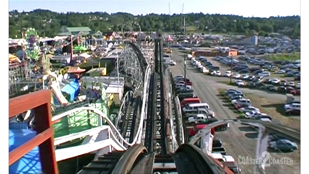 Classic Coaster POV - Washington State Fair - Puyallup, Washington, USA