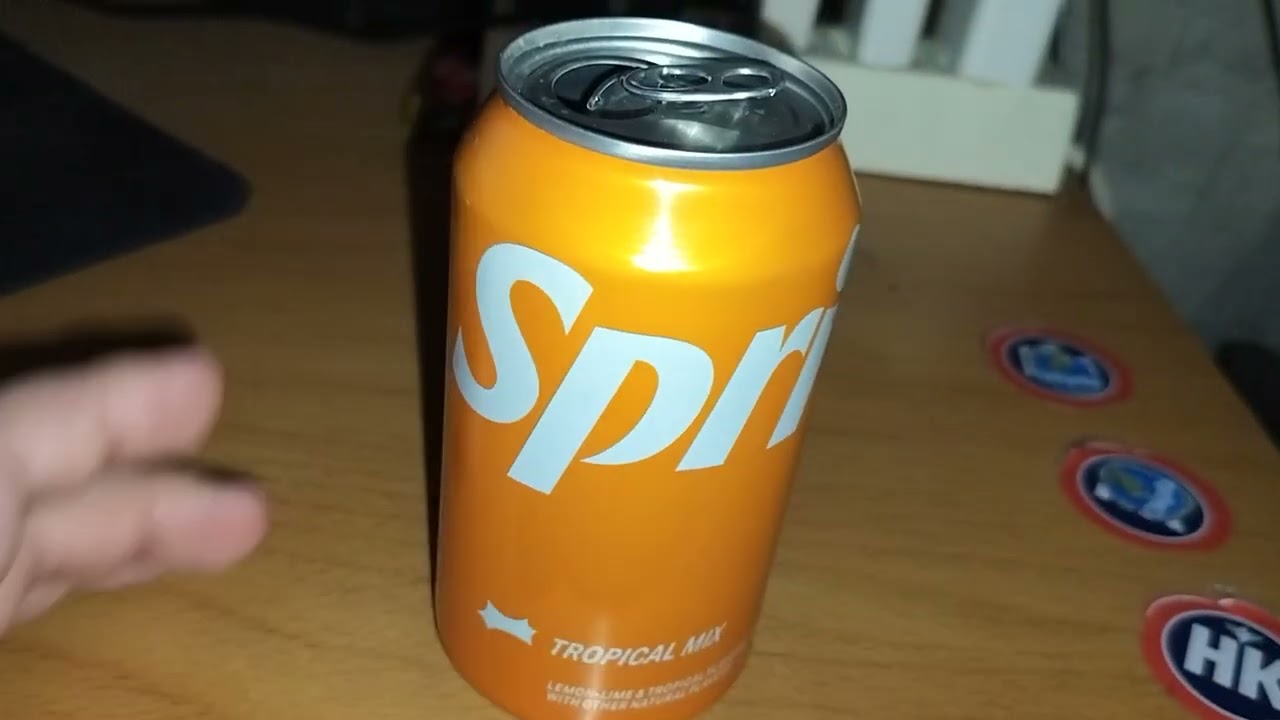 Juoman maistelu video Sprite Tropical mix