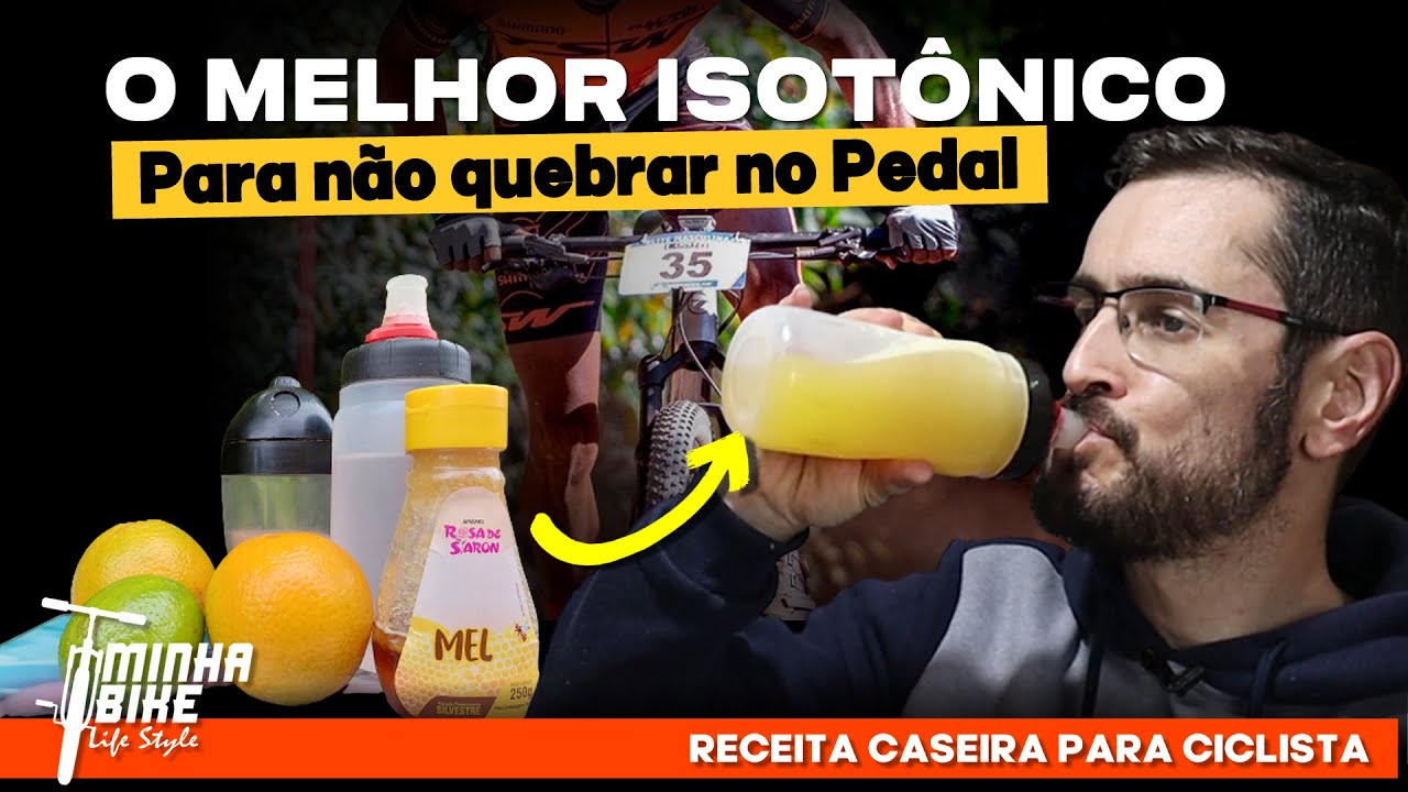 O MELHOR ISOTÔNICO PARA FAZER EM CASA | RECEITA FÁCIL - Minha Bike Life Style