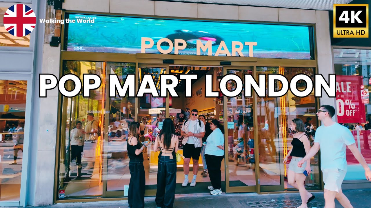 POP MART London Flagship Store FULL Tour 🇬🇧 Labubu, Skullpanda, Molly, Dimoo & Exclusive Merch [4K]