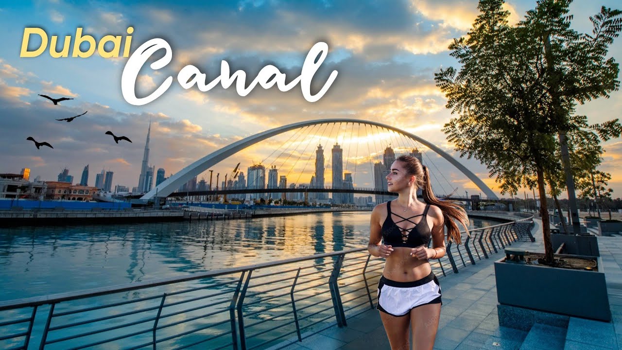 Dubai Water Canal Walking Tour, The City's Unique Tourist Attractions 🇦🇪