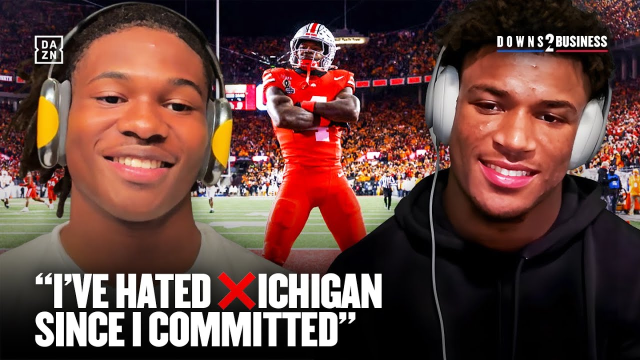 Ohio State WR Jeremiah Smith Explains The Michigan Rivalry & Reveals His Top 5 NFL WRs 🔥