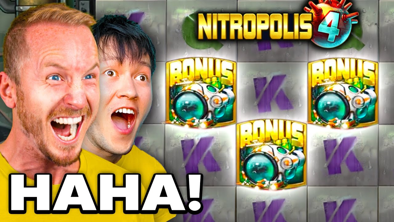 HELT GALET BONUSSPEL p&aring; Nitropolis 4 BIG WIN hos Hajper Casino