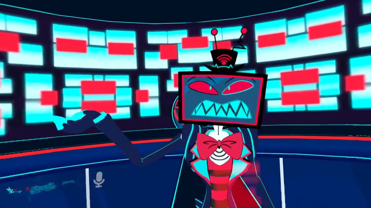 Fighting Vox in VRChat.