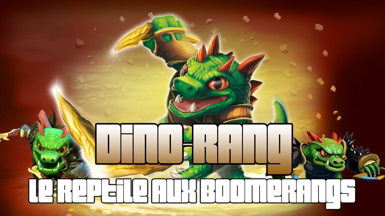 DINO-RANG, LE REPTILE AUX BOOMERANGS - SKYLANDEX