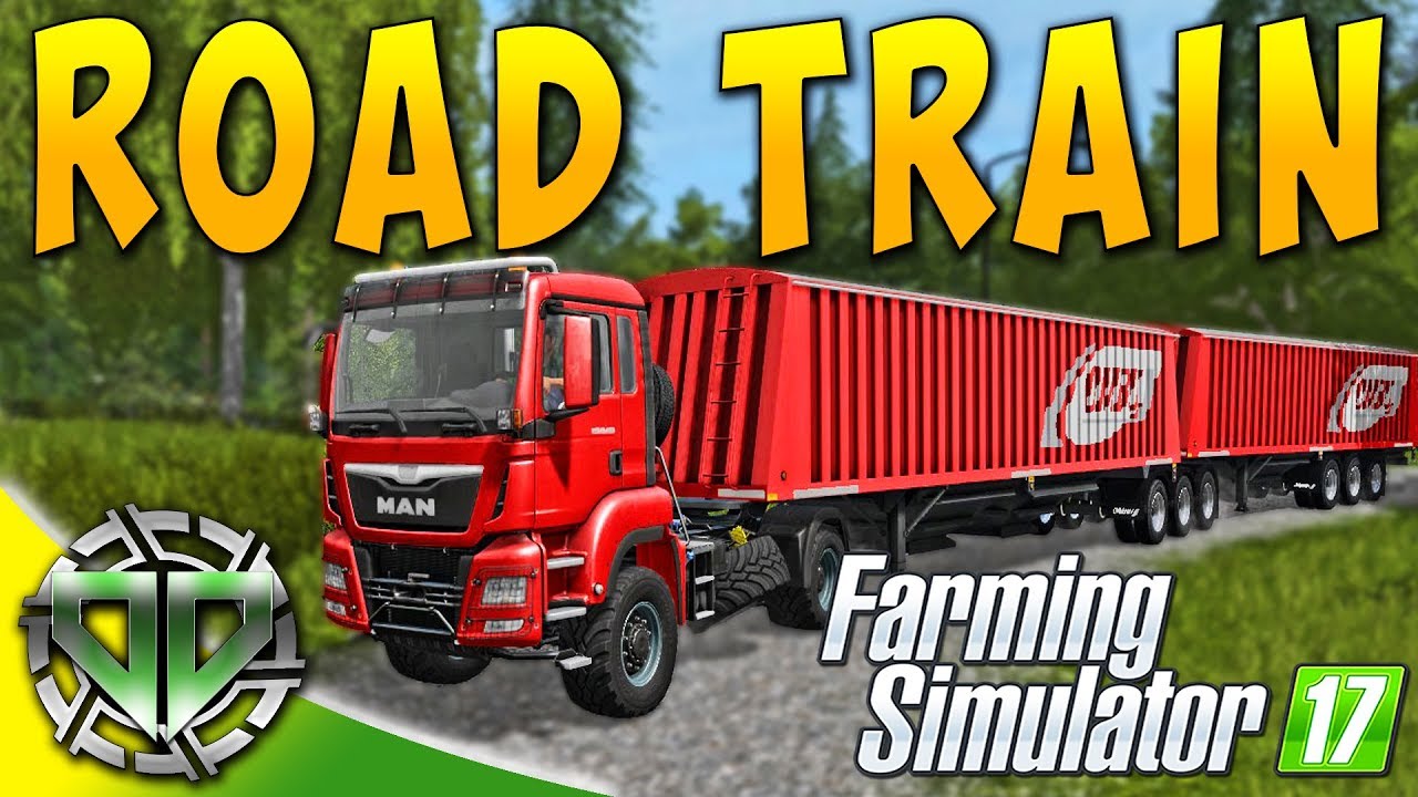 Snettertons Farm: Road Train!  Getting to the Greenhouse! : Farming Simulator 17 (PC)