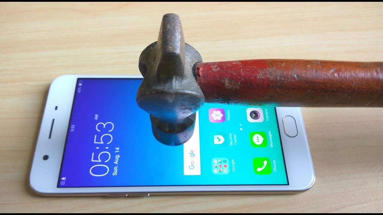 Oppo F1s Screen Scratch Test Gorilla Glass 4