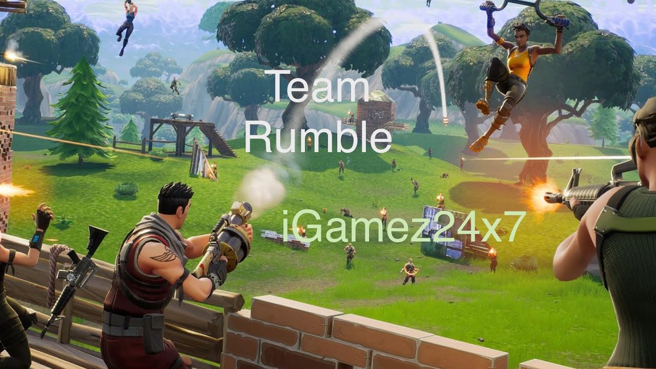Fortnite Battle Royal - Team Rumble |iGamez24x7