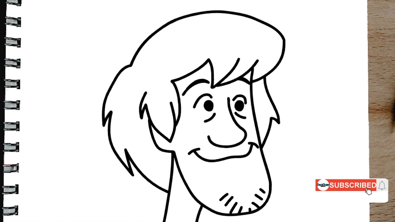 Como desenhar o SALSICHA do Scooby-Doo PASSO A PASSO fácil