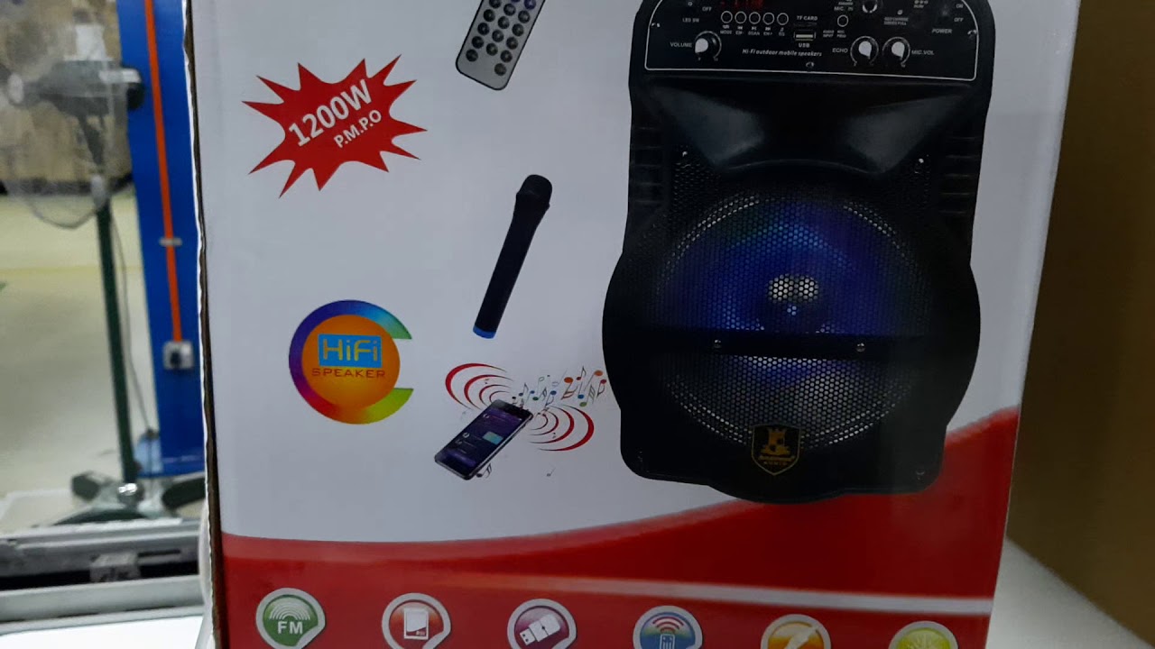 Sound test Karaoke Speaker - AVCROWNS - CH-1012