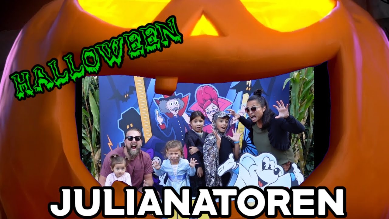 ATTRACTIEPARK JULIANATOREN HALLOWEEN🎢 | Familie Vloggers #halloweenindejulianatoren 🎃