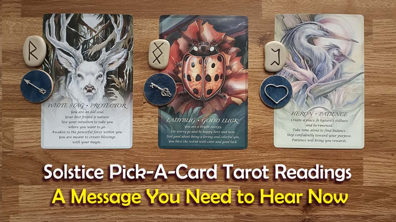 Solstice Pick a Card Readings 👉🏼📩🌞A Message You Need to Hear Now!