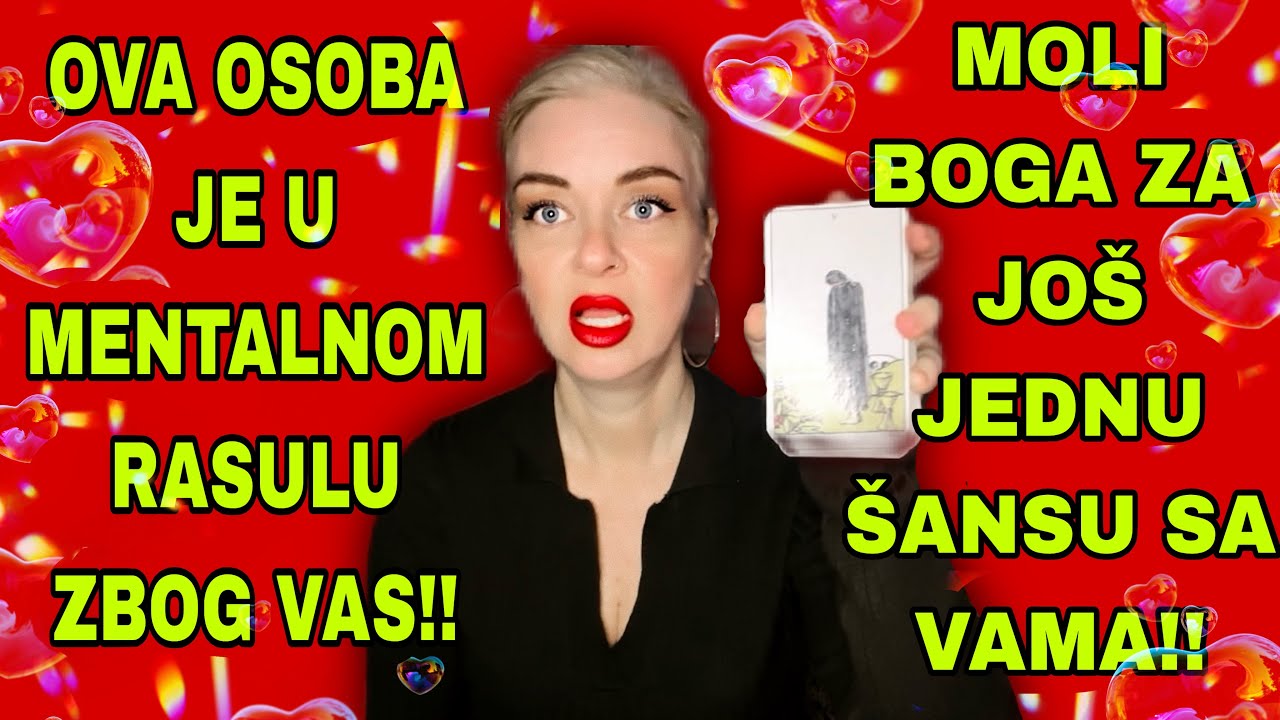 OVA OSOBA SE MOLI ZA JOŠ JEDNU ŠANSU SA VAMA!!!