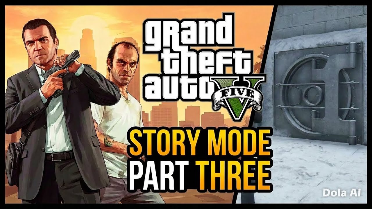 I broke into a mansion and stole a car ( Grand Theft Auto 5 story mode)