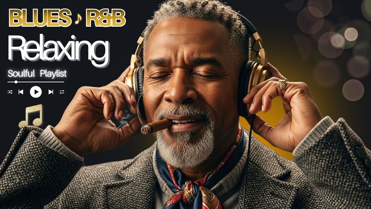 Relaxing R&B Soulful Blues ~ For Men Who Speak Less |  Midnight Blues For Healing Soul