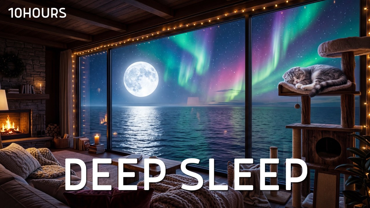 10 Часов Мечтательная Ambient Музыка для Сна 🌙 Засыпай Быстро | Чёрный Экран | Без Рекламы