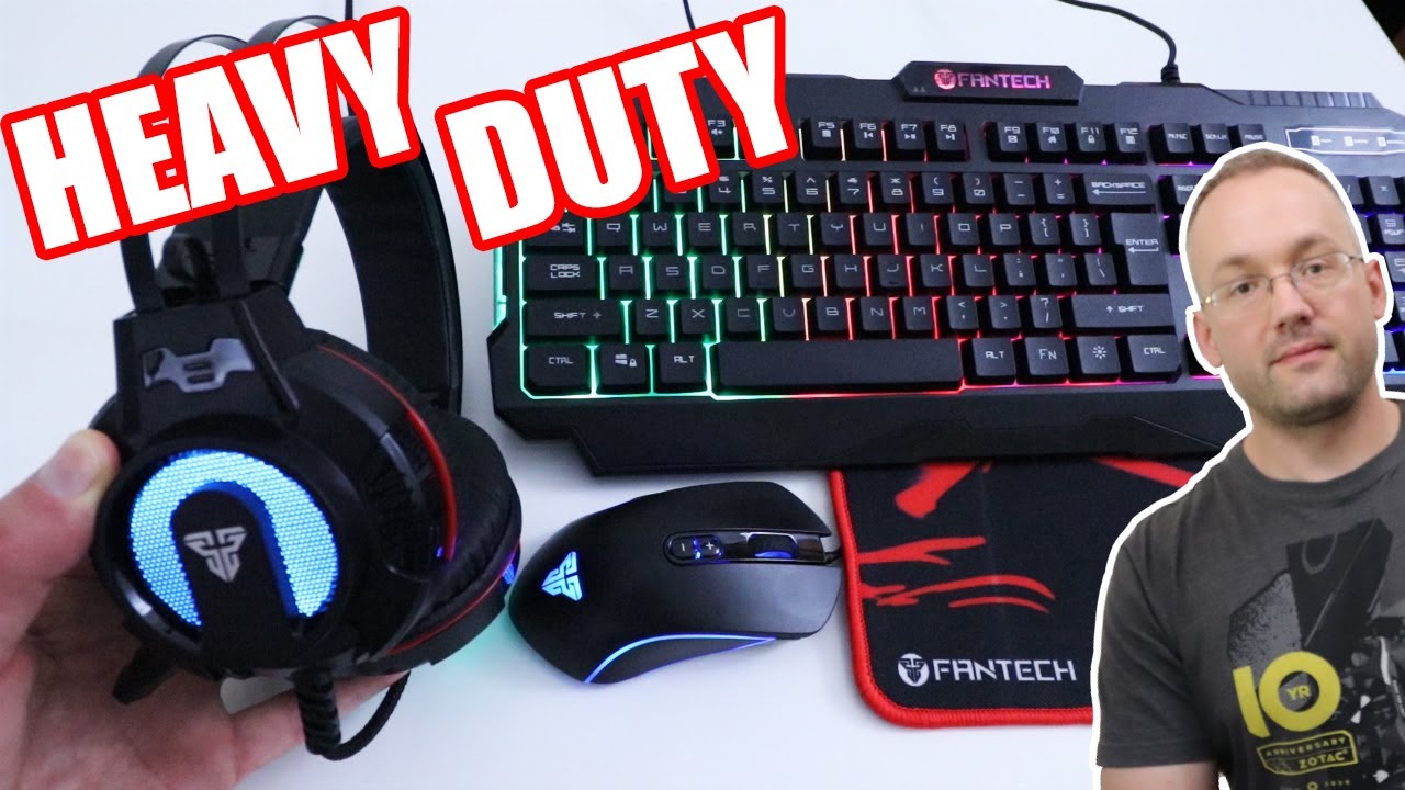 Fantech P51 All In One PC Gaming Keyboard Mouse Headset Mousepad Combo Full Unboxing And Review