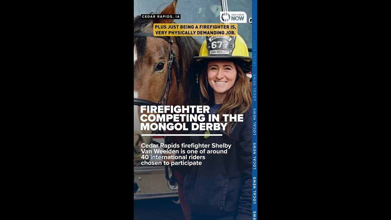 Firefighter selected as 1st Iowan to compete in the Mongol Derby