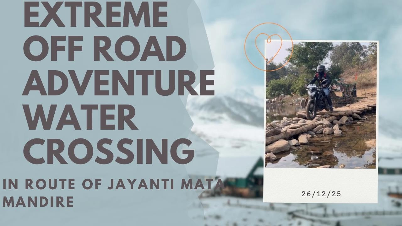 EXTREME MOTO ADVANTURE😱|WOODEN BRIDGE RIVER CROSSING💦| DEWAS TO JAYANTI MATA MANDIR