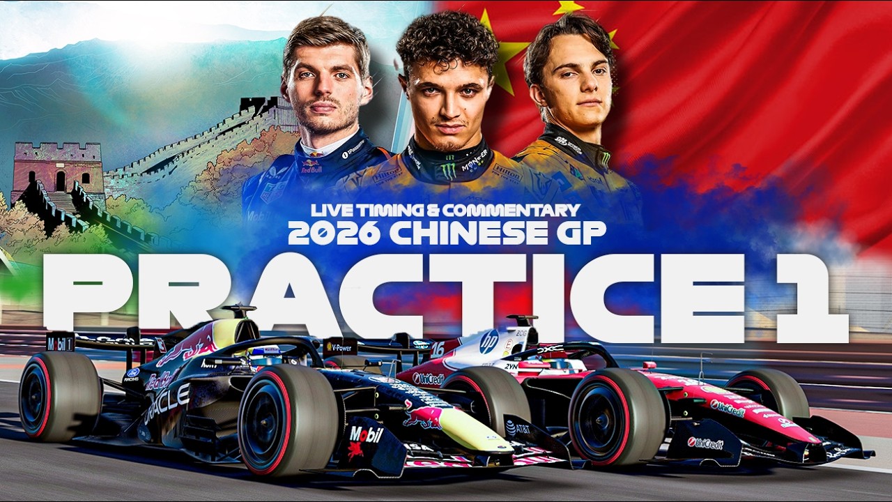 LIVE | F1 - 2026 Chinese GP | Practice 1 | Timing & Commentary | Simulation Footage