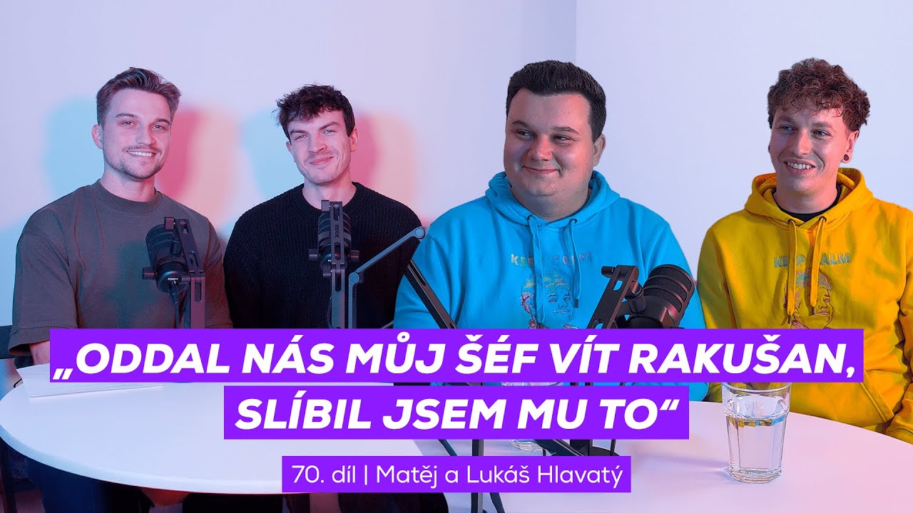 #70 - Matěj a Lukáš Hlavatý „Oddal nás můj šéf Vít Rakušan, slíbil jsem mu to“ | Úplně normální
