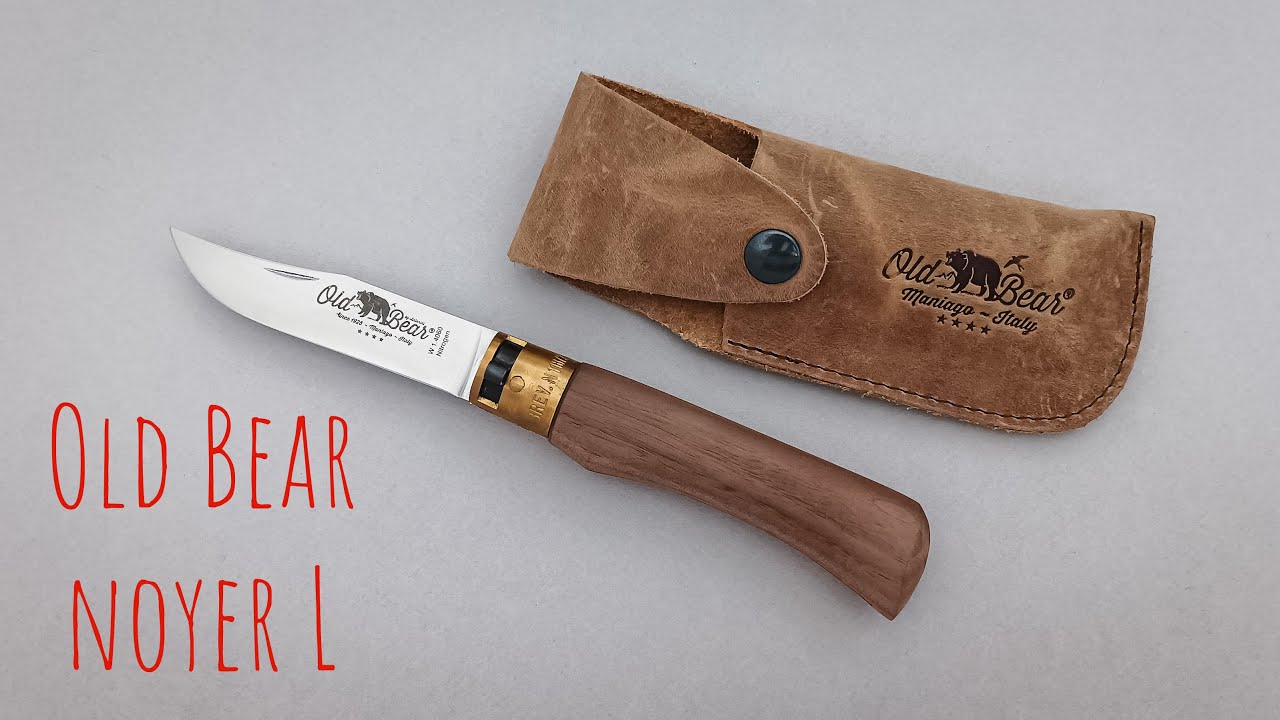 Le couteau Old Bear noyer L