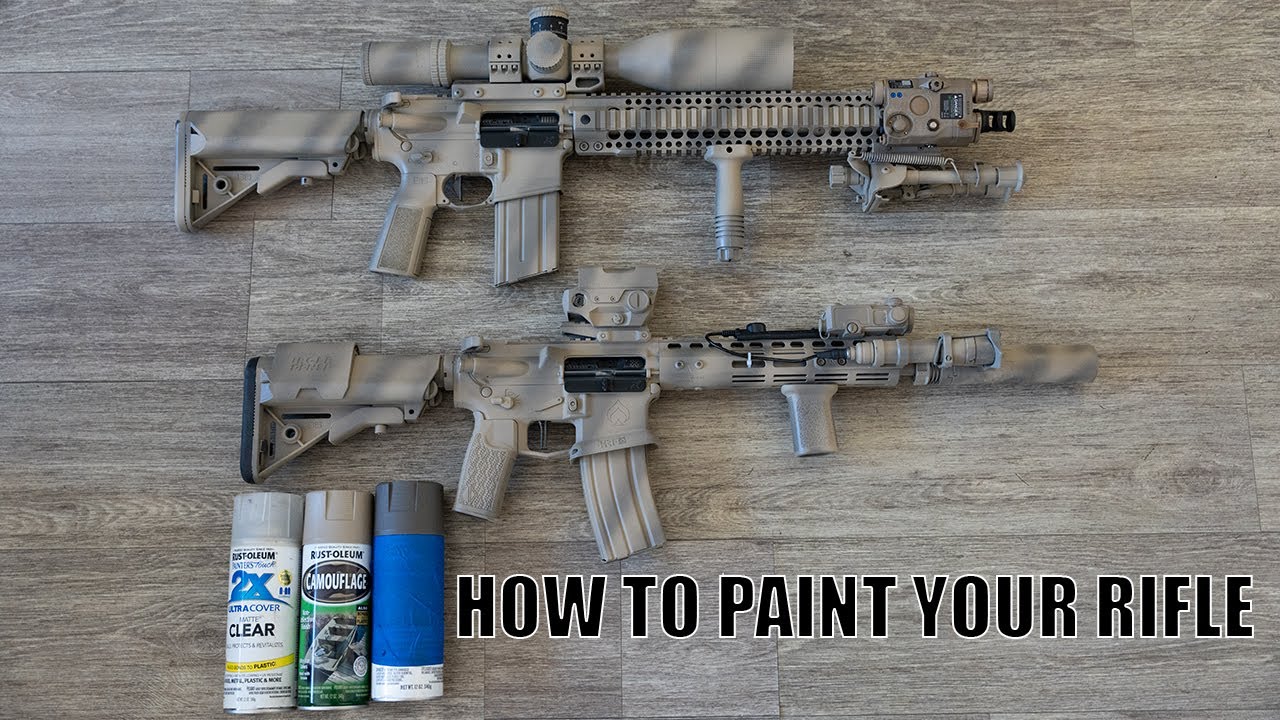 How To Paint Your Rifle, A Rattle Can Tutorial